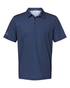 Adidas A498, Men's Ultimate365 Diamond Dot Print Polo, Navy Blue/ White/ Grey Three