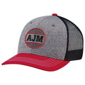 Cotton Drill / Polyester Heather / Polyester Mesh 8J016B, Ajm 6 Panel Constructed Pro-round, Default