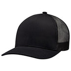 AJM International 8N150M, 5 Panel Constructed Solo Panel Pro-round (mesh Back), Black