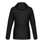 Muskoka Trail L00901, - Canyon - Ladies Puffy Jacket W/ Detachable Hood, Black