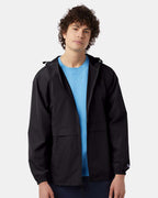 Champion CO125, Unisex Full-zip Anorak Jacket, Black