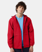 Champion CO125, Unisex Full-zip Anorak Jacket, Scarlet