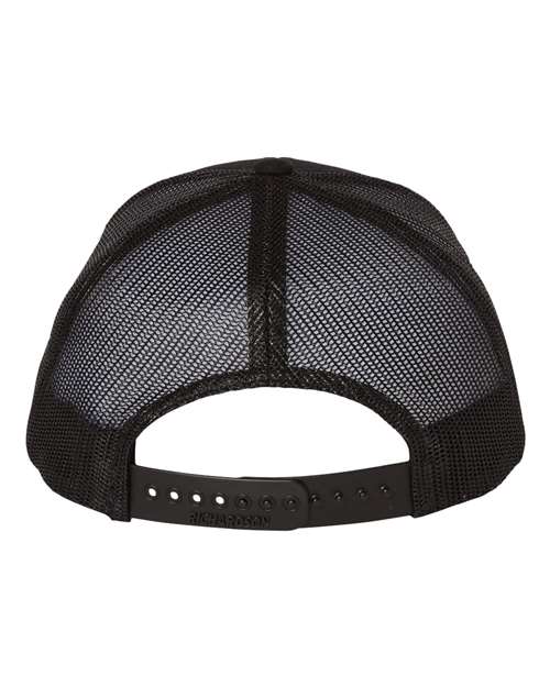 Richardson 112Y, Youth Trucker Snapback Cap, Black