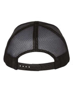 Richardson 112Y, Youth Trucker Snapback Cap, Black