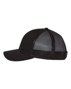 Richardson 112Y, Youth Trucker Snapback Cap, Black