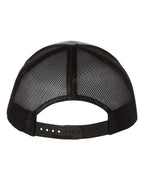 Richardson 112Y, Youth Trucker Snapback Cap, Heather Grey/ Black