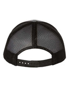 Richardson 112Y, Youth Trucker Snapback Cap, Heather Grey/ Black