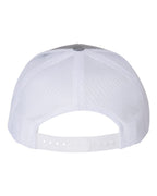 Richardson 112Y, Youth Trucker Snapback Cap, Heather Grey/ White