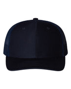 Richardson 112Y, Youth Trucker Snapback Cap, Navy
