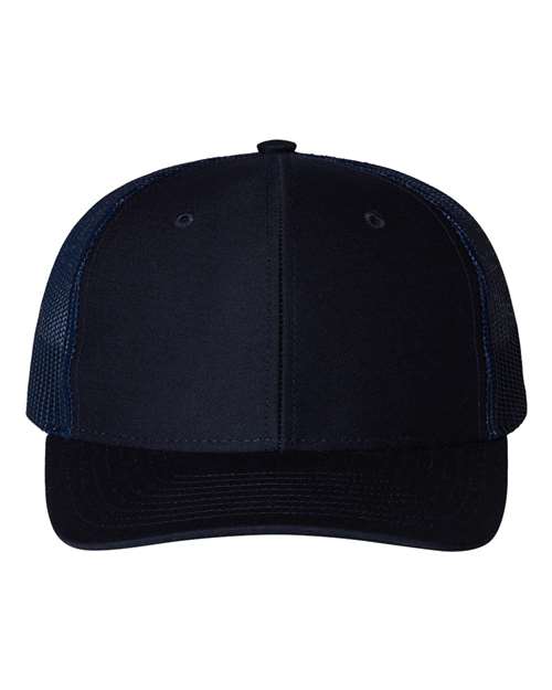 Richardson 112Y, Youth Trucker Snapback Cap, Navy