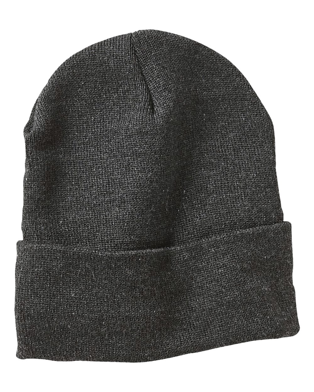 Sportsman SP12FL, 9263 12" Fleece Lined Cuffed Beanie, Heather Charcoal