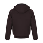 CX2 L00910, - Big Red - Cotton Canvas Bomber Jacket W/ Detachable Hood, Black
