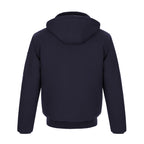 CX2 L00910, - Big Red - Cotton Canvas Bomber Jacket W/ Detachable Hood, Black