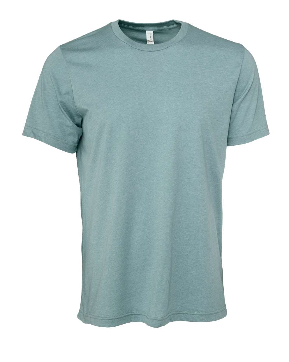 BELLA + CANVAS 3001CVC, T-Shirts - Premium, Heather Blue Lagoon