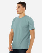 BELLA + CANVAS 3001CVC, T-Shirts - Premium, Heather Blue Lagoon