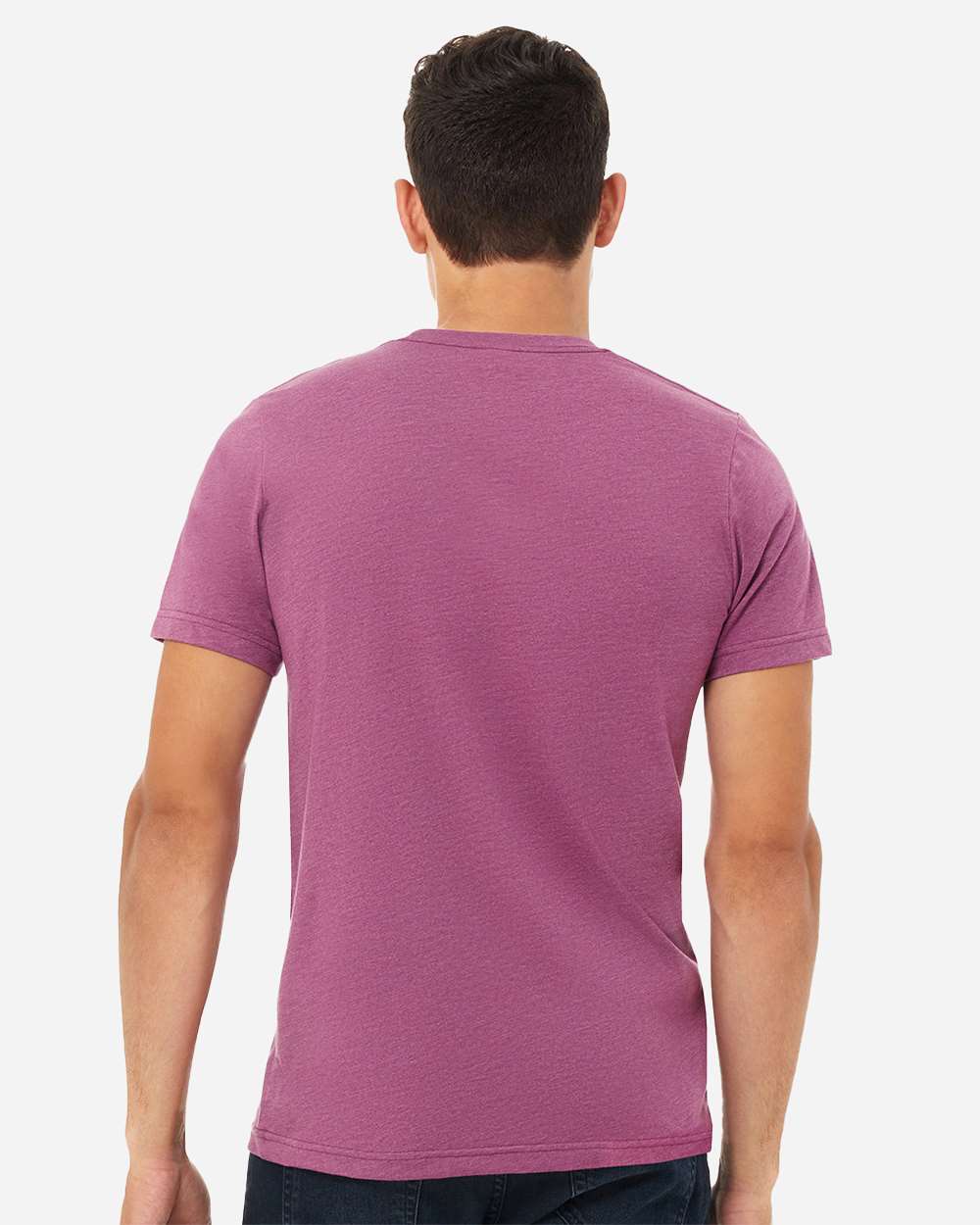 BELLA + CANVAS 3001CVC, T-Shirts - Premium, Heather Magenta