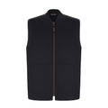 CX2 L00915, - Ram - Adult Cotton Canvas Vest W/ Sherpa Lining, Black