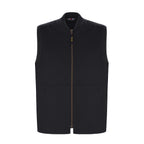 CX2 L00915, - Ram - Adult Cotton Canvas Vest W/ Sherpa Lining, Black
