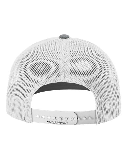 Richardson 112, Snapback Trucker Cap, Heather Grey/ Light Grey