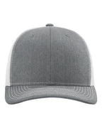 Richardson 112, Snapback Trucker Cap, Heather Grey/ Light Grey