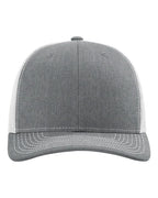 Richardson 112, Snapback Trucker Cap, Heather Grey/ Light Grey