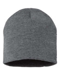 Sportsman SP08, 8" Beanie, Dark Heather Grey