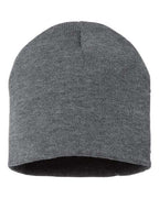 Sportsman SP08, 8" Beanie, Dark Heather Grey