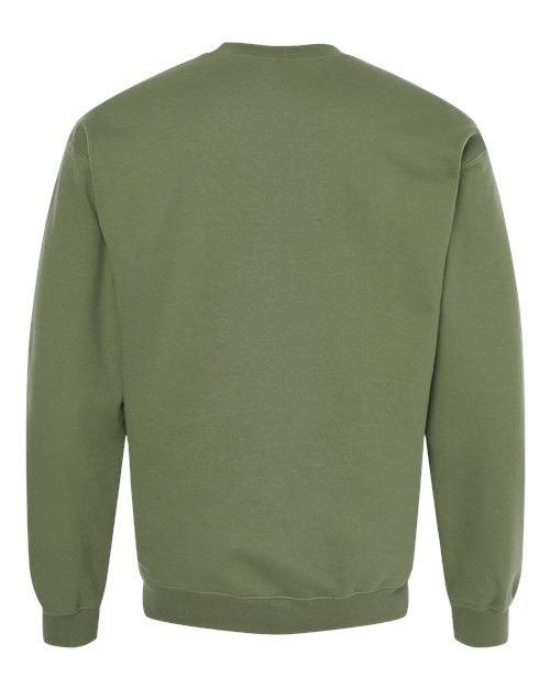 Gildan 9351, Sf000 Unisex Softstyle Midweight Crewneck Sweatshirt, Military Green
