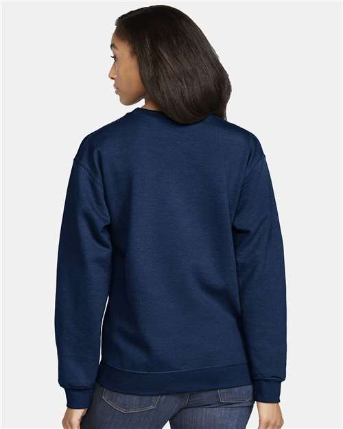 Gildan 9351, Sf000 Unisex Softstyle Midweight Crewneck Sweatshirt, Navy