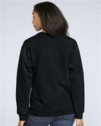 Gildan 9351, Sf000 Unisex Softstyle Midweight Crewneck Sweatshirt, Black