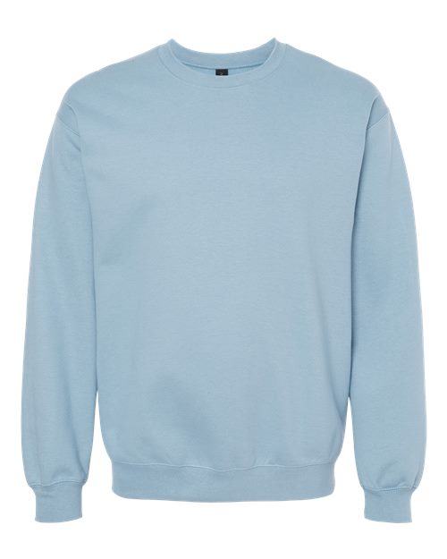 Gildan 9351, Sf000 Unisex Softstyle Midweight Crewneck Sweatshirt, Stone Blue