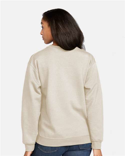 Gildan 9351, Sf000 Unisex Softstyle Midweight Crewneck Sweatshirt, Sand