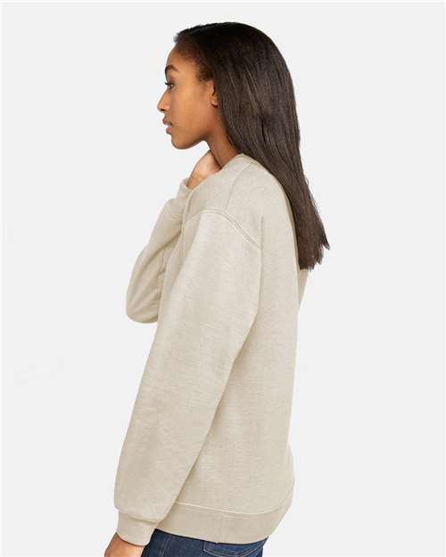 Gildan SF000, Unisex Softstyle Midweight Crewneck Sweatshirt, Sand