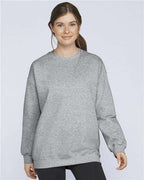 Gildan 9351, Sf000 Unisex Softstyle Midweight Crewneck Sweatshirt, Sport Grey