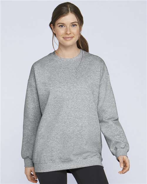 Gildan 9351, Sf000 Unisex Softstyle Midweight Crewneck Sweatshirt, Sport Grey