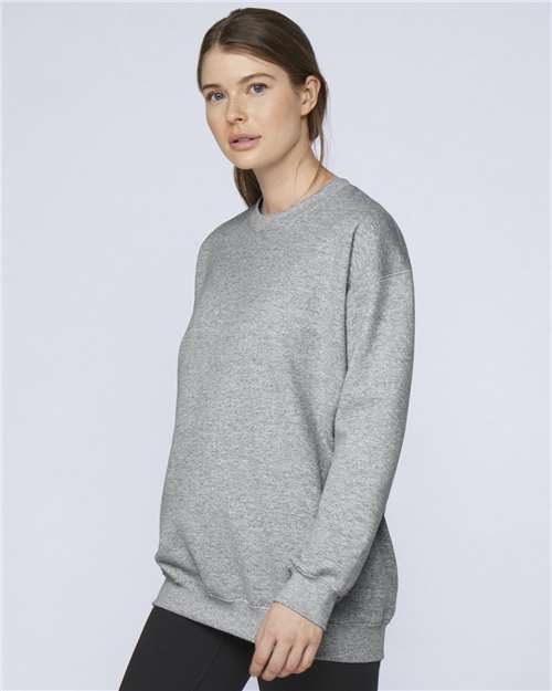 Gildan 9351, Sf000 Unisex Softstyle Midweight Crewneck Sweatshirt, Sport Grey