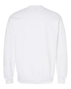 Gildan 9351, Sf000 Unisex Softstyle Midweight Crewneck Sweatshirt, White