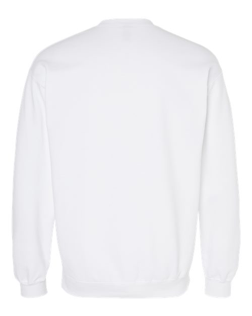 Gildan 9351, Sf000 Unisex Softstyle Midweight Crewneck Sweatshirt, White