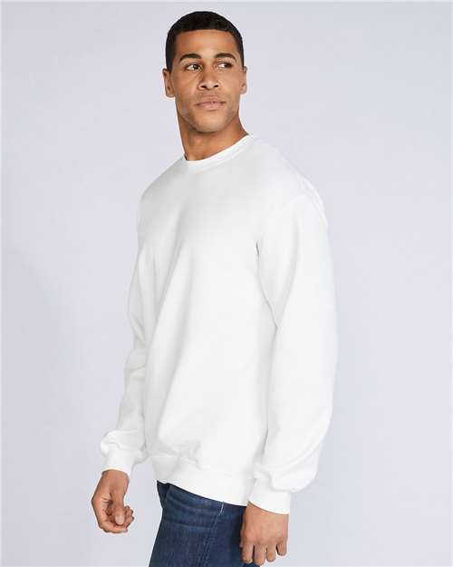 Gildan 9351, Sf000 Unisex Softstyle Midweight Crewneck Sweatshirt, White