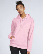 Gildan SF500, Unisex Softstyle Midweight Hooded Sweatshirt, Light Pink