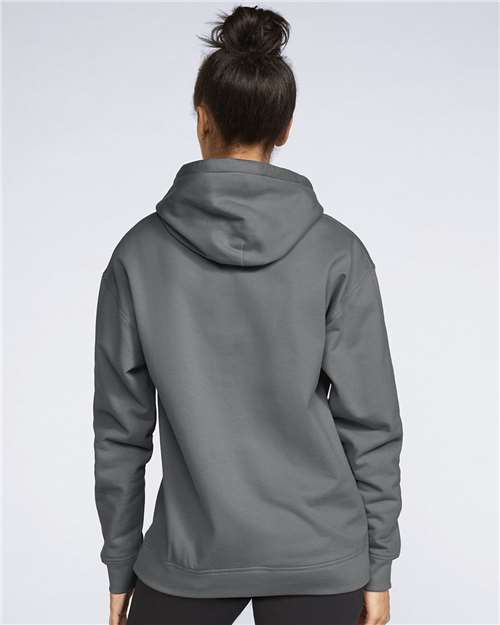Gildan 9352, Sf500 Unisex Softstyle Midweight Hooded Sweatshirt, Charcoal
