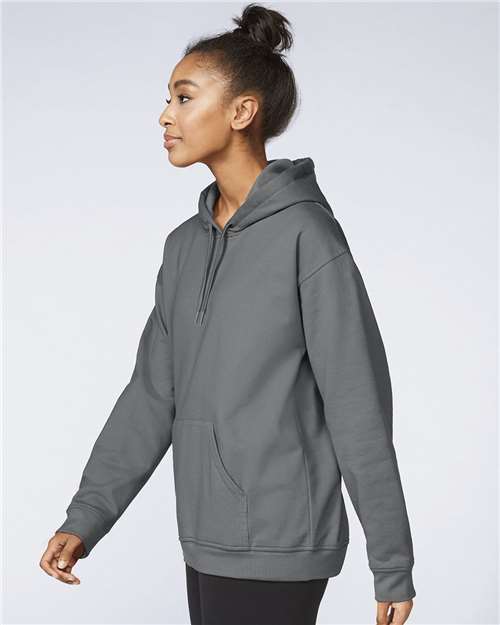 Gildan 9352, Sf500 Unisex Softstyle Midweight Hooded Sweatshirt, Charcoal