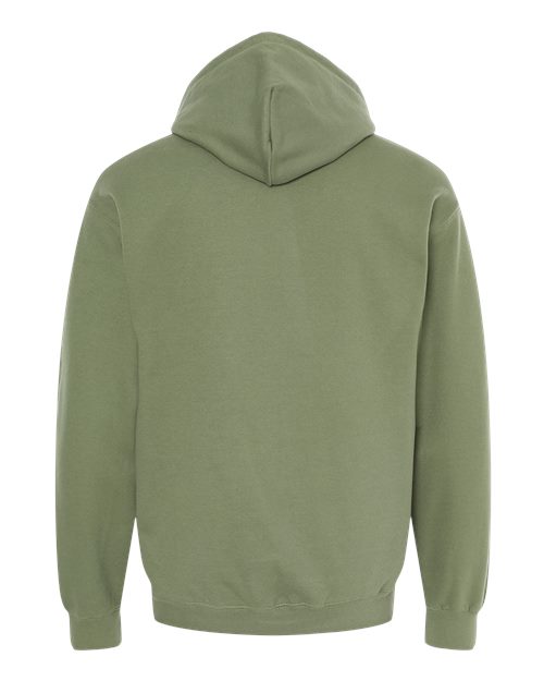 Gildan SF500, Unisex Softstyle Midweight Hooded Sweatshirt, Military Green