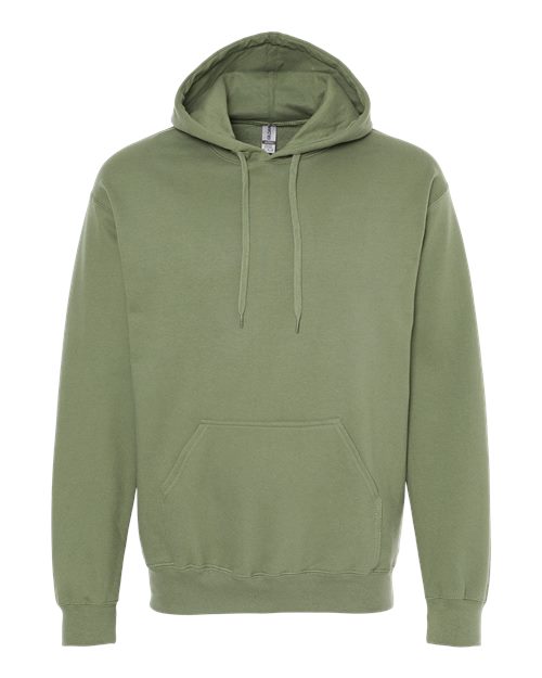 Gildan 9352, Sf500 Unisex Softstyle Midweight Hooded Sweatshirt, Military Green