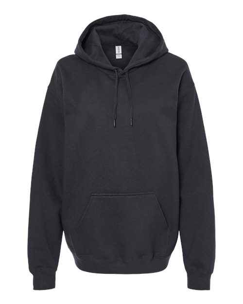 Gildan 9352, Sf500 Unisex Softstyle Midweight Hooded Sweatshirt, Black