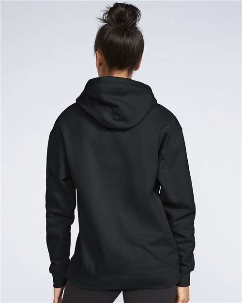 Gildan 9352, Sf500 Unisex Softstyle Midweight Hooded Sweatshirt, Black