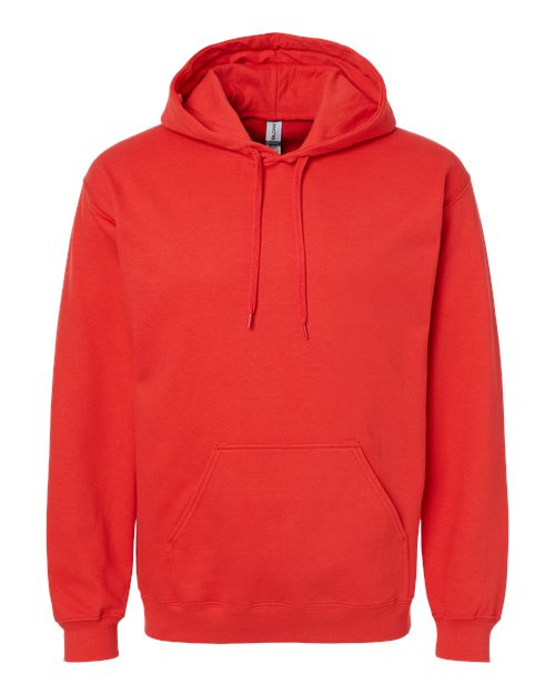 Gildan 9352, Sf500 Unisex Softstyle Midweight Hooded Sweatshirt, Red