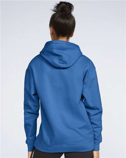 Gildan SF500, Unisex Softstyle Midweight Hooded Sweatshirt, Royal