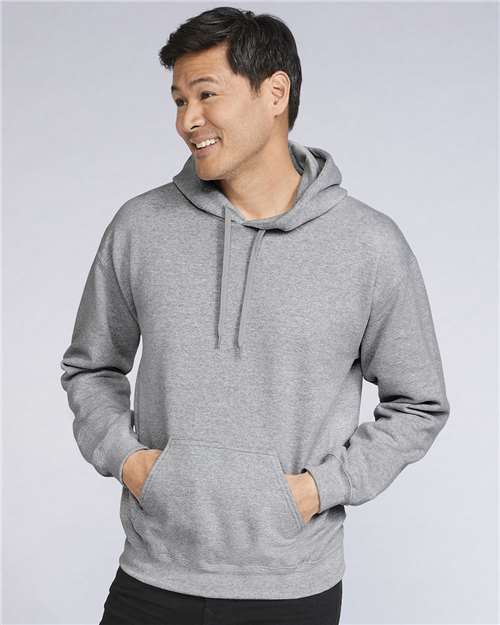 Gildan SF500, Unisex Softstyle Midweight Hooded Sweatshirt, Sport Grey