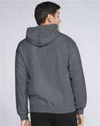 Gildan 9352, Sf500 Unisex Softstyle Midweight Hooded Sweatshirt, Dark Heather